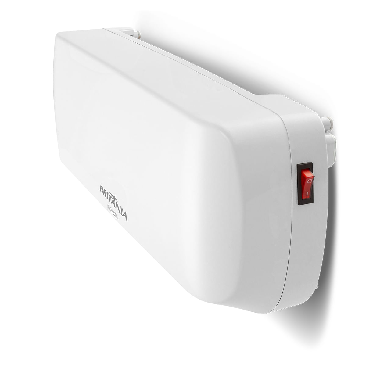 Vista lateral com interruptor liga/desliga